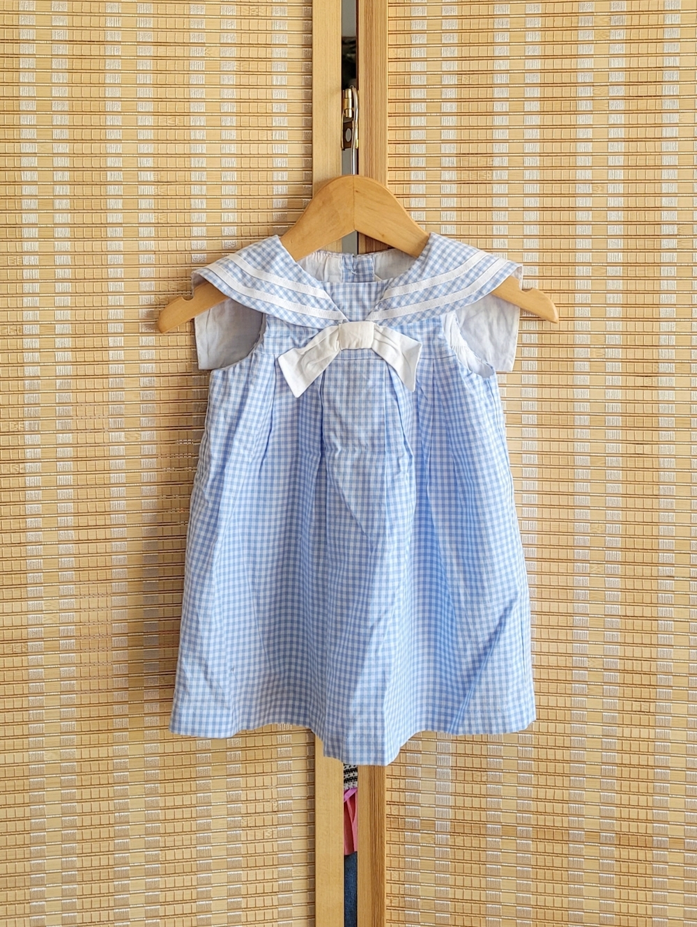 Janie & Jack The Gingham Sailor Baby Dress
